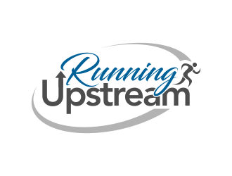 Running Upstream logo design by ingepro