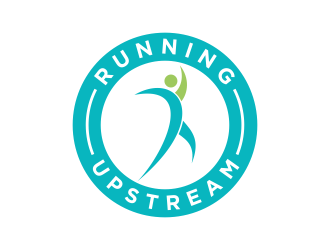 Running Upstream logo design by almaula