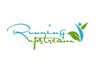 Running Upstream logo design by shravya