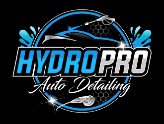 Hydro Pro Auto Detailing logo design - 48hourslogo.com