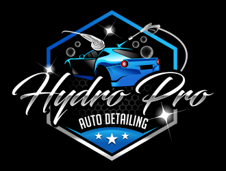 Hydro Pro Auto Detailing logo design by ingepro