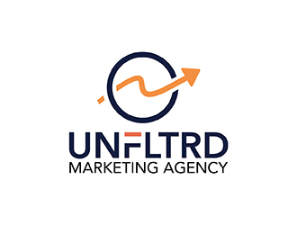 UNFLTRD Marketing Agency  logo design by neonlamp