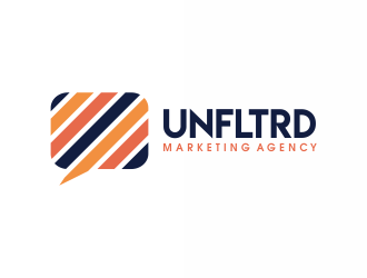 UNFLTRD Marketing Agency  logo design by JessicaLopes