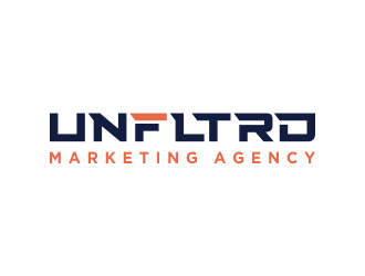 UNFLTRD Marketing Agency  logo design by excelentlogo