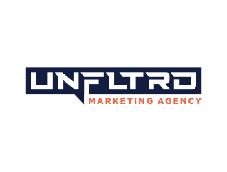 UNFLTRD Marketing Agency  logo design by excelentlogo