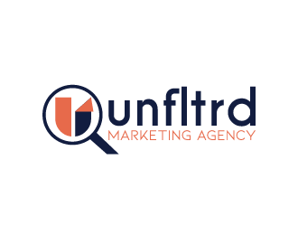 UNFLTRD Marketing Agency  logo design by axel182