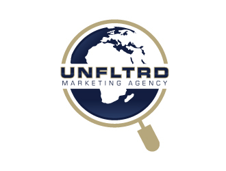 UNFLTRD Marketing Agency  logo design by Gelotine