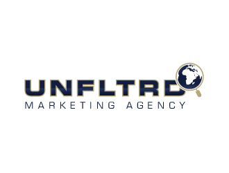 UNFLTRD Marketing Agency  logo design by Gelotine