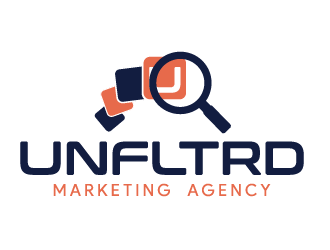 UNFLTRD Marketing Agency  logo design by axel182