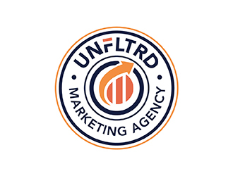 UNFLTRD Marketing Agency  logo design by neonlamp