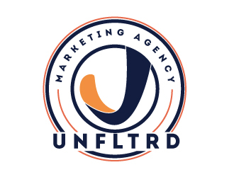 UNFLTRD Marketing Agency  logo design by Helloit