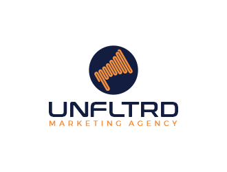 UNFLTRD Marketing Agency  logo design by SmartTaste