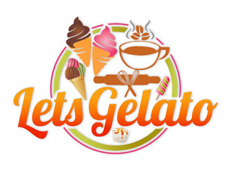 Lets Gelato logo design by dasigns