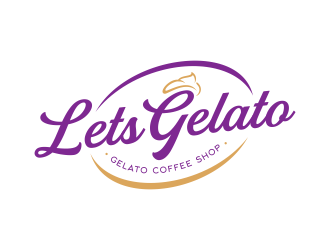 Lets Gelato logo design by Gopil