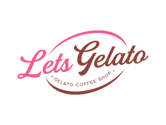 Lets Gelato logo design by Gopil