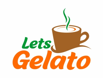 Lets Gelato logo design by MonkDesign