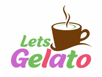 Lets Gelato logo design by MonkDesign