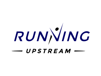 Running Upstream logo design by Zhafir