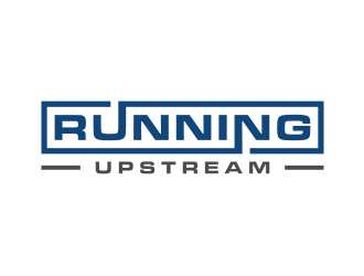 Running Upstream logo design by Zhafir