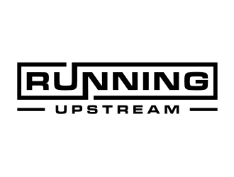 Running Upstream logo design by Zhafir