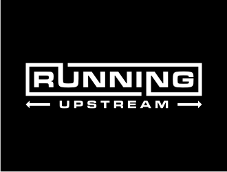 Running Upstream logo design by Zhafir