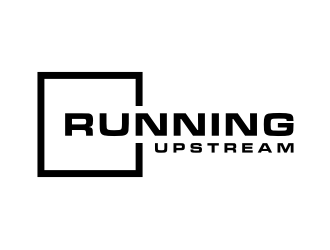 Running Upstream logo design by Zhafir