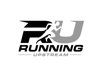 Running Upstream logo design by MUSANG