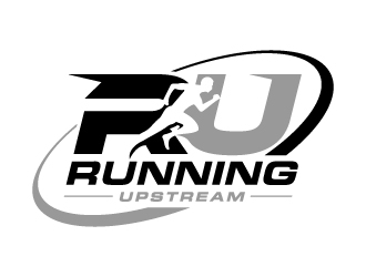 Running Upstream logo design by MUSANG