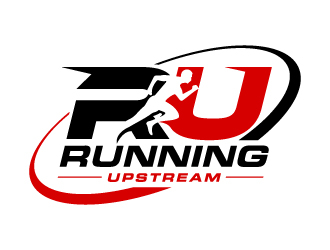 Running Upstream logo design by MUSANG