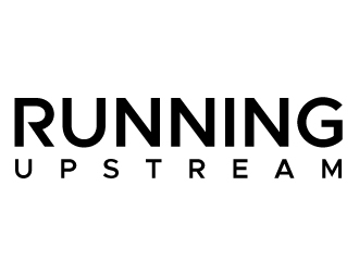 Running Upstream logo design by gilkkj