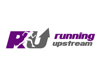 Running Upstream logo design by torresace