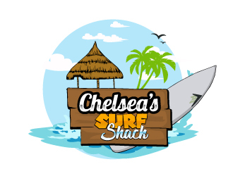 Chelseas Surf Shack logo design by AamirKhan