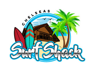 Chelseas Surf Shack logo design by daywalker