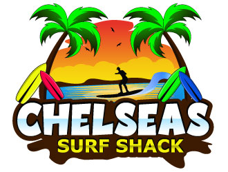 Chelseas Surf Shack logo design by Suvendu