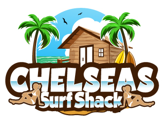 Chelseas Surf Shack logo design by Suvendu