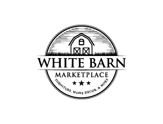 WHITE BARN MARKETPLACE logo design by Creativeminds