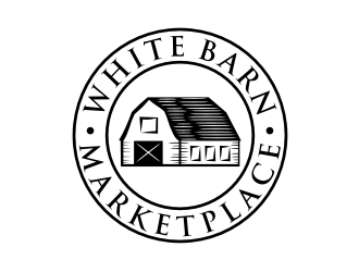 WHITE BARN MARKETPLACE logo design by puthreeone