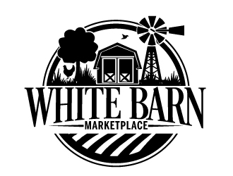 WHITE BARN MARKETPLACE logo design by AamirKhan