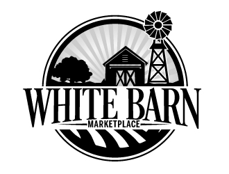 WHITE BARN MARKETPLACE logo design by AamirKhan