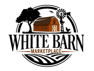 WHITE BARN MARKETPLACE logo design by AamirKhan