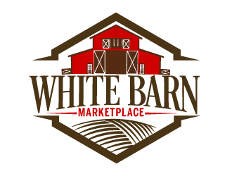 WHITE BARN MARKETPLACE logo design by AamirKhan