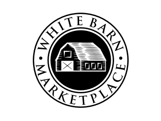 WHITE BARN MARKETPLACE logo design by puthreeone