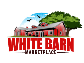 WHITE BARN MARKETPLACE logo design by AamirKhan