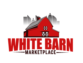 WHITE BARN MARKETPLACE logo design by AamirKhan