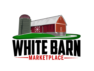 WHITE BARN MARKETPLACE logo design by AamirKhan