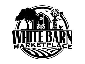 WHITE BARN MARKETPLACE logo design by AamirKhan