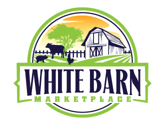 WHITE BARN MARKETPLACE logo design by KDesigns