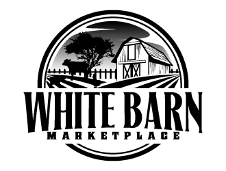 WHITE BARN MARKETPLACE logo design by KDesigns