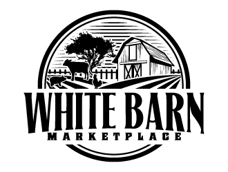 WHITE BARN MARKETPLACE logo design by KDesigns