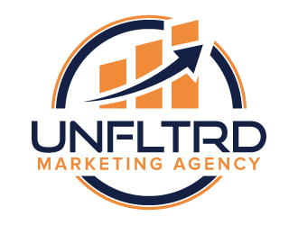 UNFLTRD Marketing Agency  logo design by jaize